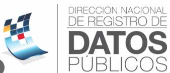 Logo de Dirección Nacional de Registros Públicos